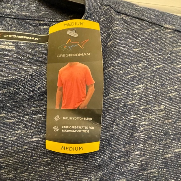 Greg norman Mens t shirt medium luxury cotton blend new with tags - Picture 3 of 6